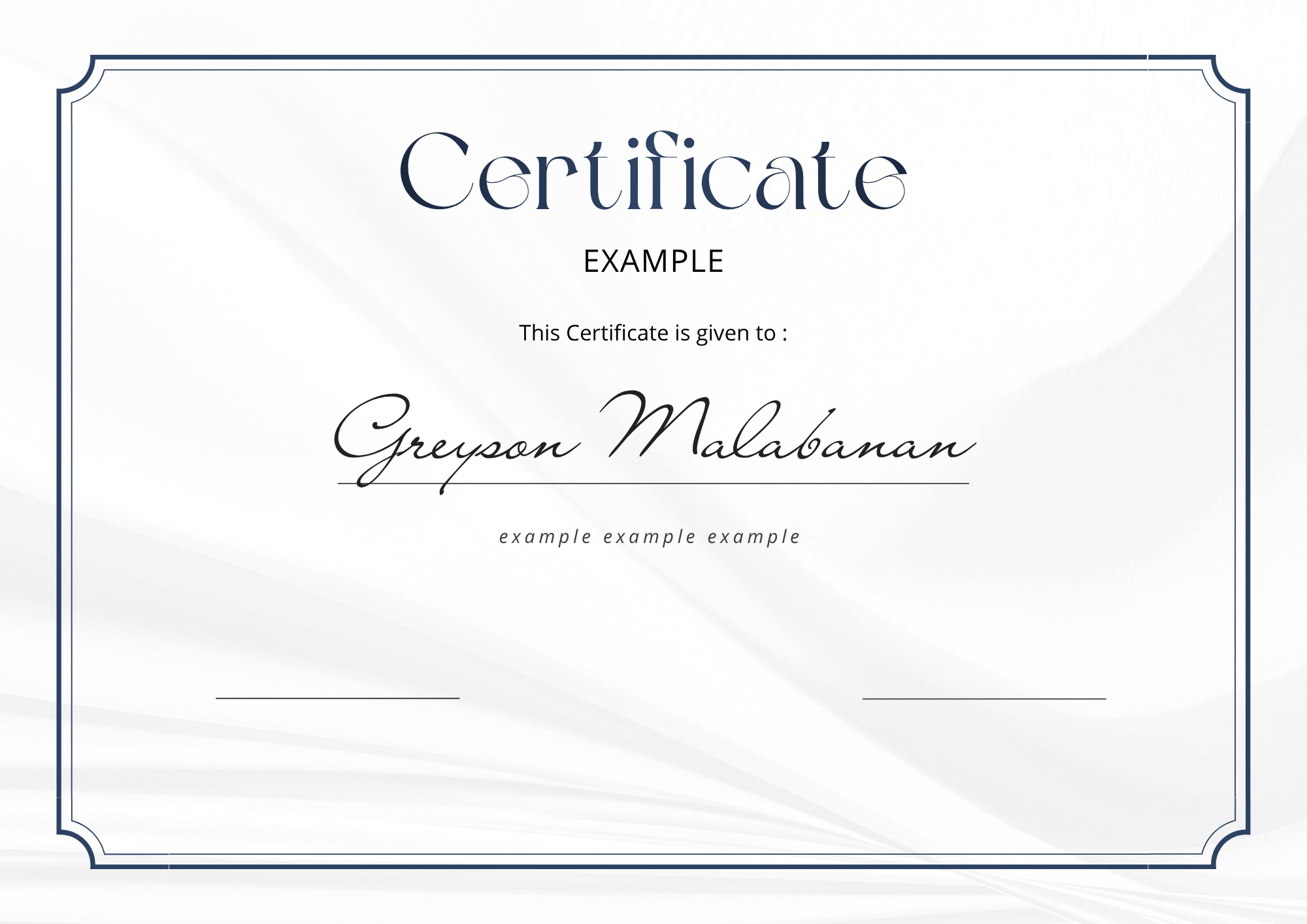 Greyson Certificate Example Img